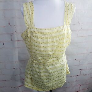 3/$25 BCBGIRLS yellow tank top large